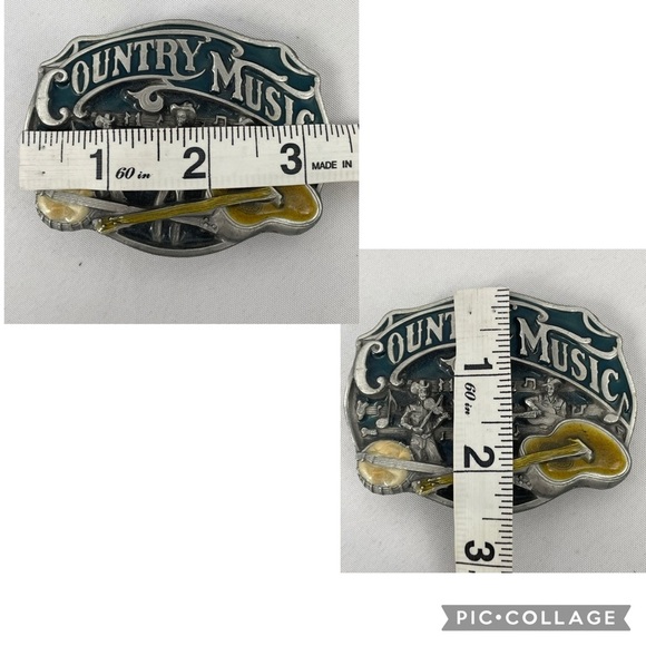 Country Music Band Banjo Guitar & Square Dancing Belt Buckle Bundle main image 4